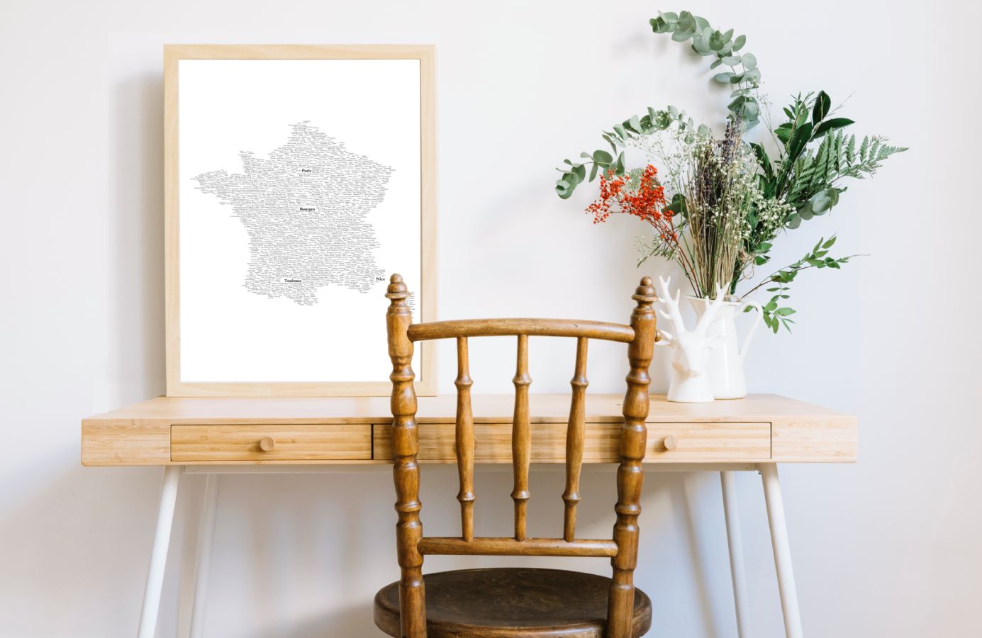 Valentinstag: eine Karte Ihrer gemeinsamen Reisen